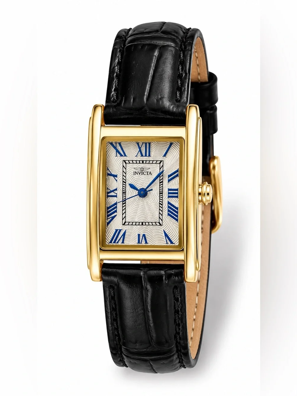 Invicta Celestial 70376 Women’s 22mm Gold Black Leather Quartz Watch NWT